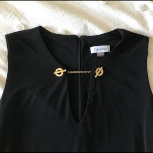 Calvin Klein Black Sheath Dress